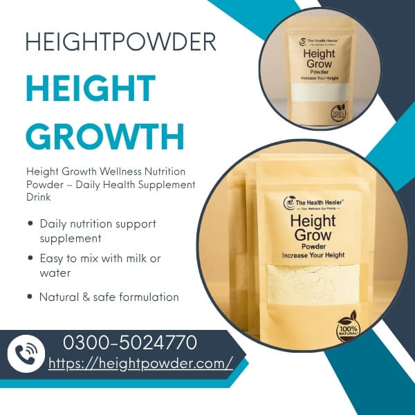 Height Growth Supplements In Pakistan